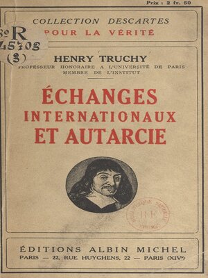 cover image of Échanges internationaux et autarcie